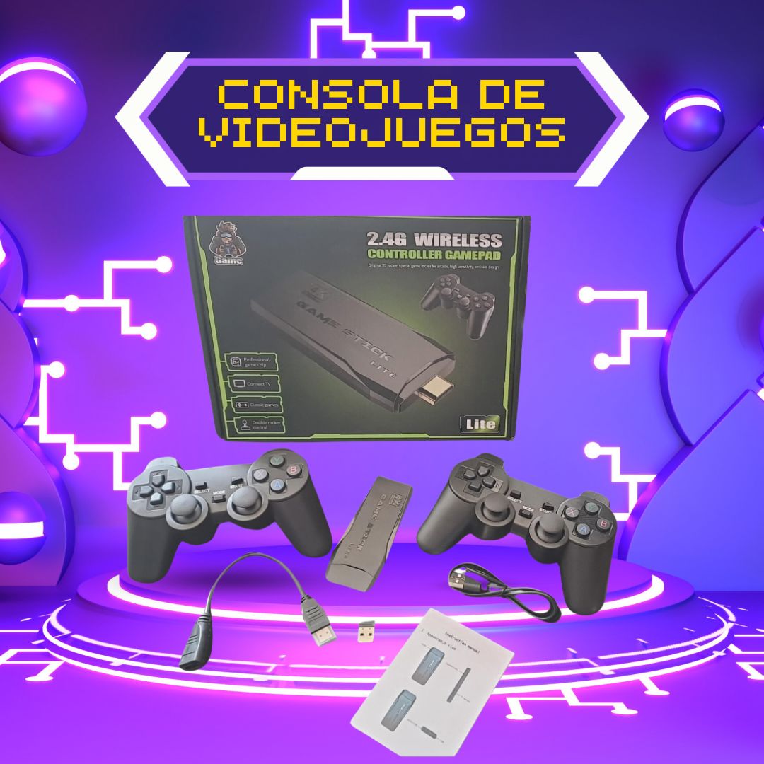 Consola de videojuegos retro Game stick