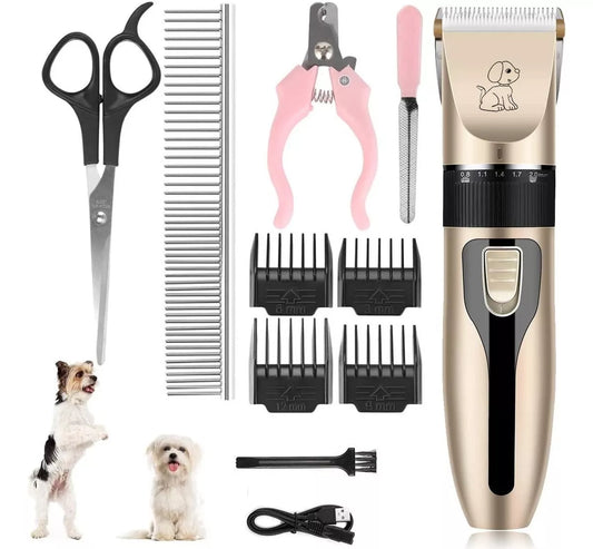 Kit de peluquería y aseo para mascotas