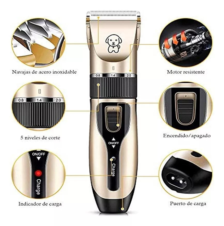 Kit de peluquería y aseo para mascotas