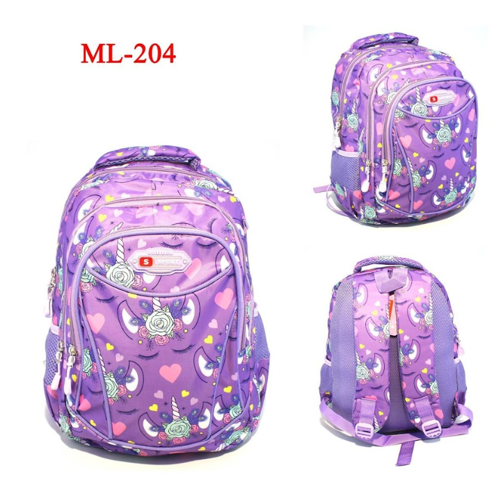 Morral escolar Niña  + 20 REFERENCIAS