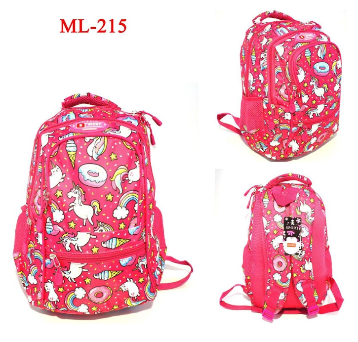 Morral escolar Niña  + 20 REFERENCIAS