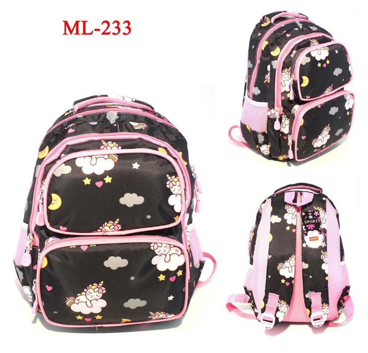 Morral escolar Niña  + 20 REFERENCIAS