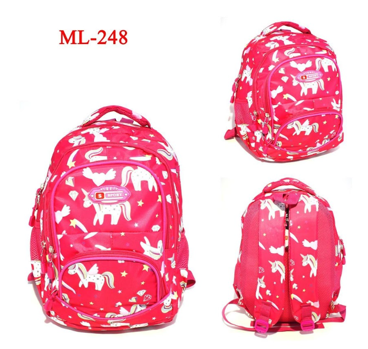 Morral escolar Niña  + 20 REFERENCIAS