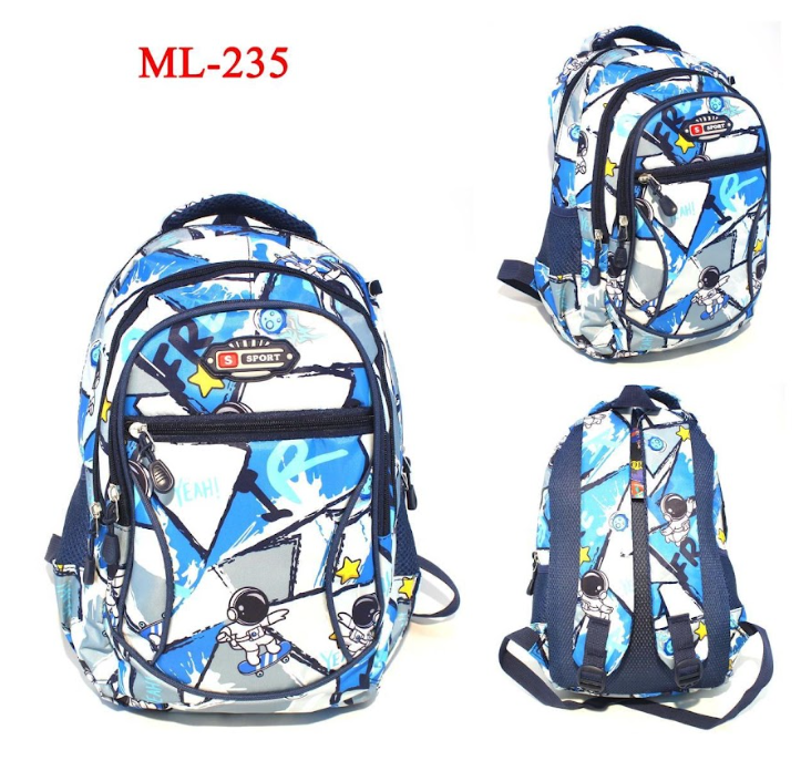 Morral escolar Niño + 20 REFERENCIAS