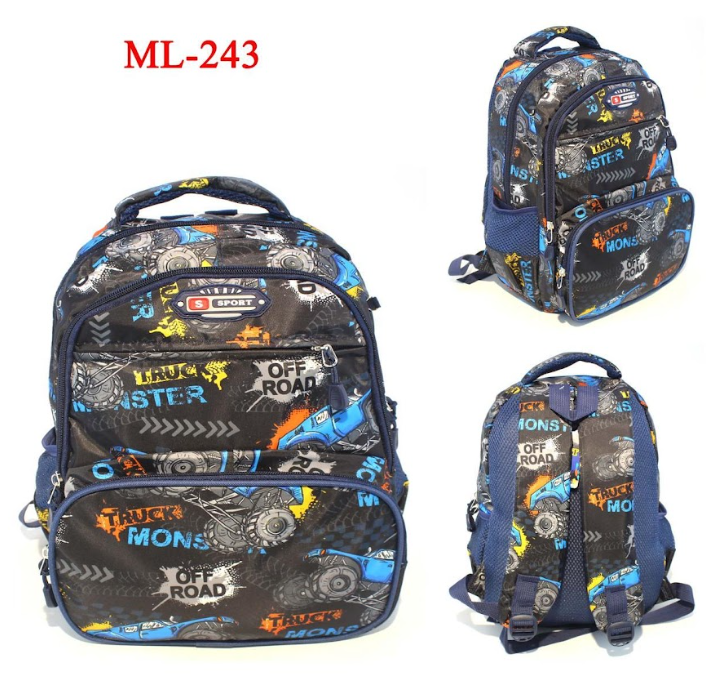 Morral escolar Niño + 20 REFERENCIAS