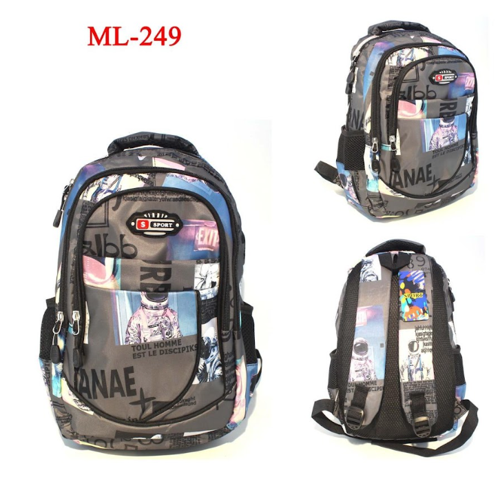 Morral escolar Niño + 20 REFERENCIAS
